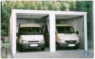 DUROBOX&reg; Caravan Fertiggaragen extra hoch